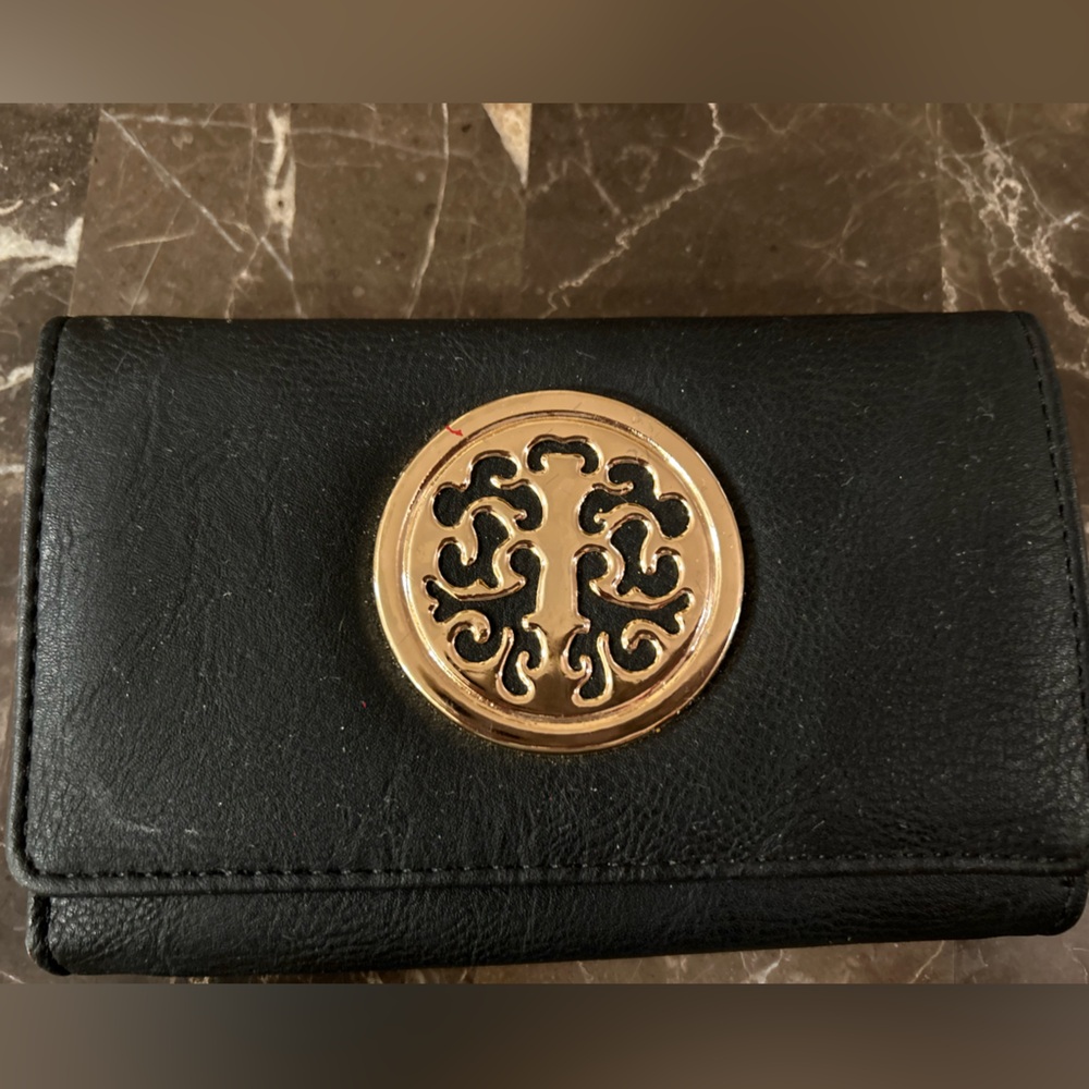 Black and Red Clutch Wallet